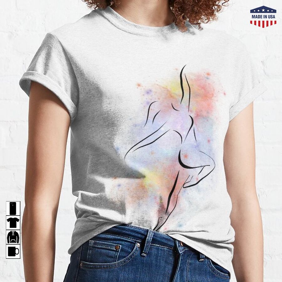Ballerina in color Classic T-Shirt