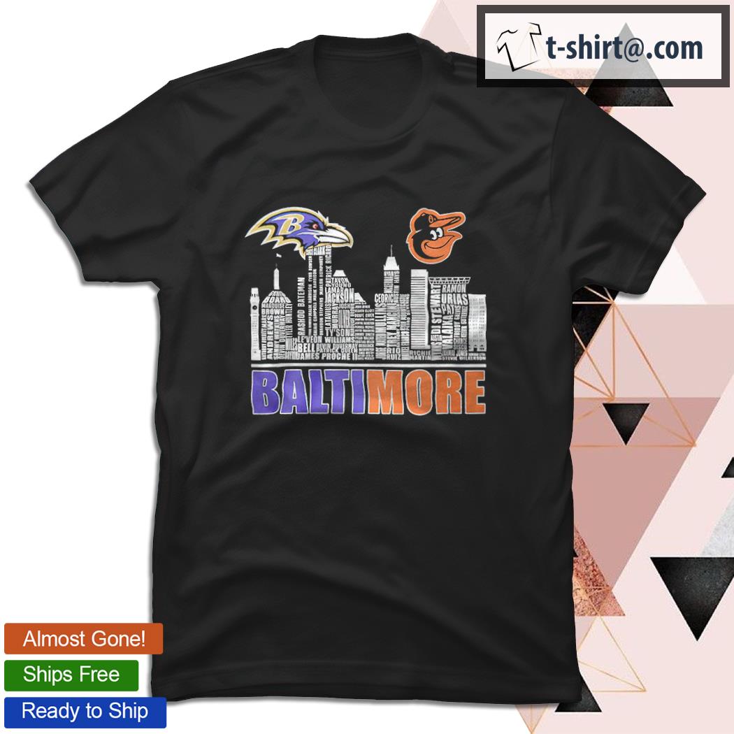 Baltimore City Baltimore Ravens Baltimore Orioles shirt
