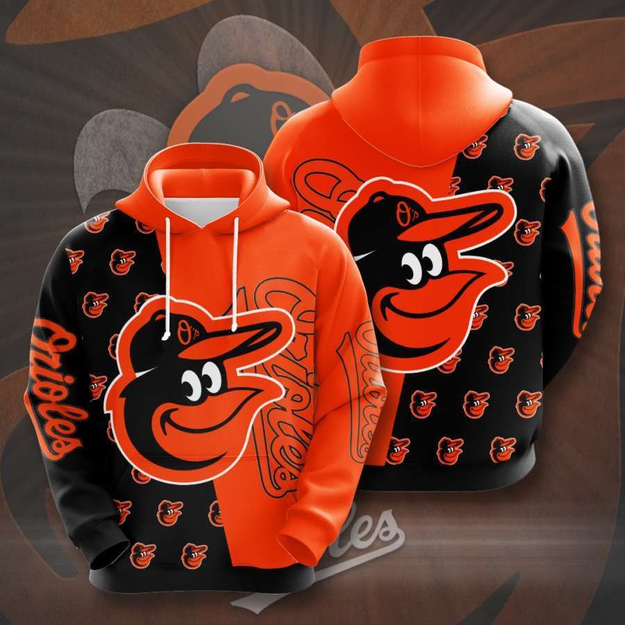 Baltimore Orioles No142 Custom Hoodie 3D