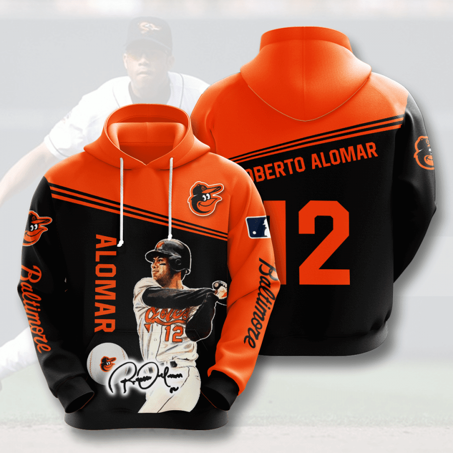 BALTIMORE ORIOLES Roberto Alomar 3D Hoodie For Men For Women All Over Printed Hoodie