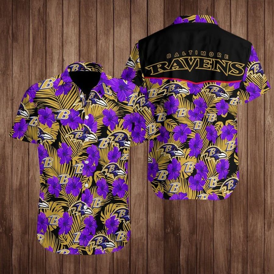 Baltimore Ravens Hawaiian Shirt NFL Football Team For Fans