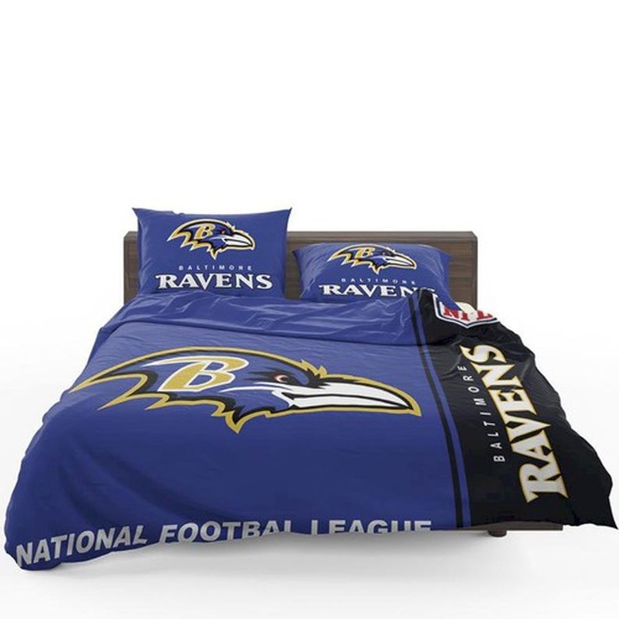 Baltimore Ravens Nfl Bedding Sets Duvet Cover Bedroom, Quilt Bed