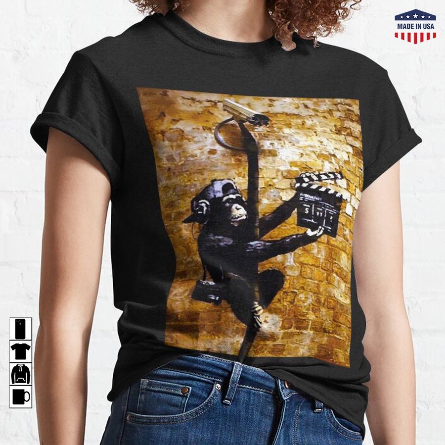 Banksy Movie Monkey Classic T-Shirt