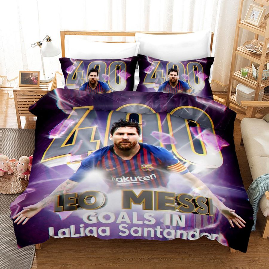 Barcelona Football Lionel Messi #2 Duvet Cover Quilt Cover Pillowcase
