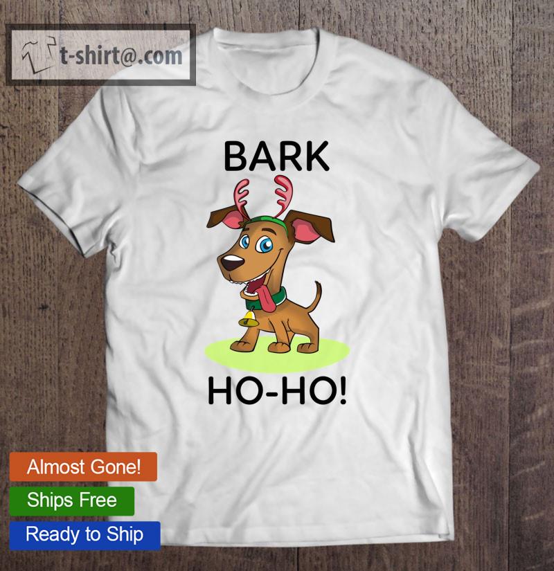 Bark Ho Ho Christmas Dog Classic T-shirt