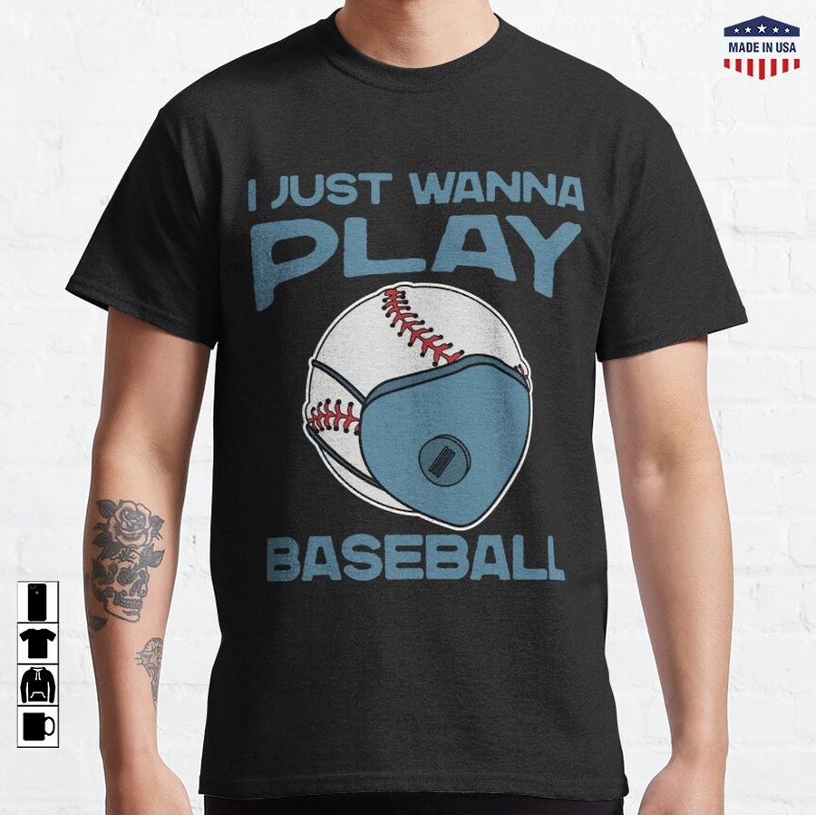 Baseball Player Quarantine T-Shirt Classic T-Shirt