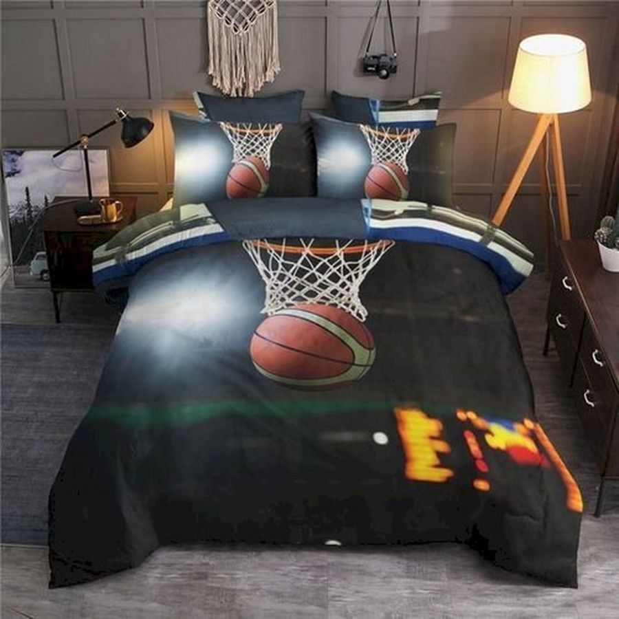 Basketball 01 Bedding Sets Duvet Cover Bedroom, Quilt Bed Sets,