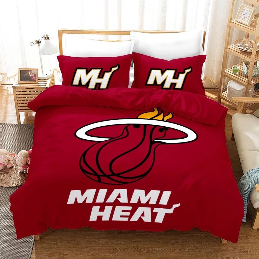 Basketball Miami Heat Basketball #10 Duvet Cover Quilt Cover Pillowcase