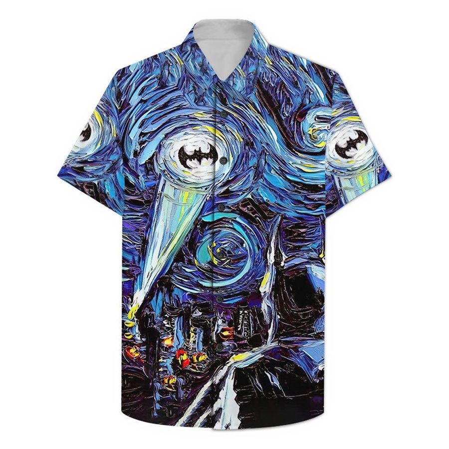 Batman Logo oil paint Hawaiian Shirt