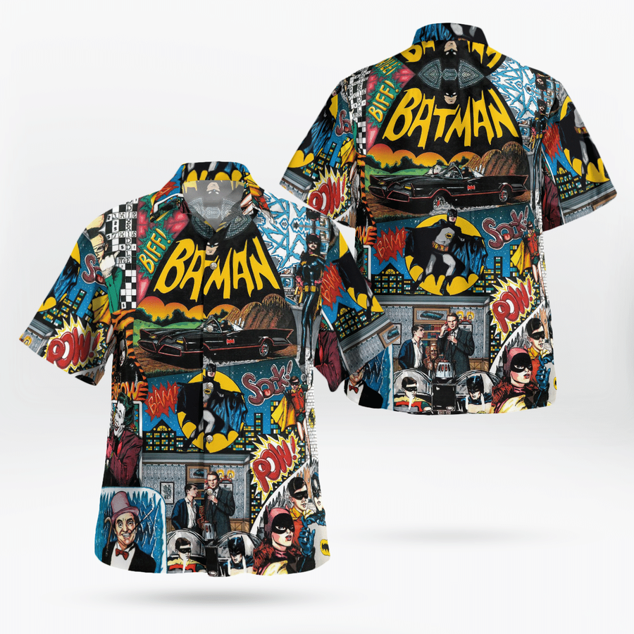Batman Screen Collections Hawaiian Shirt.png