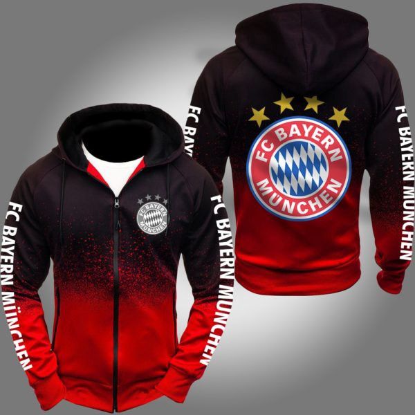kroeg persoon Wind Bayern Munich FC Bayern Munchen Gradient Men And Women 3D Full Printing  Hoodie And Zip Hoodie