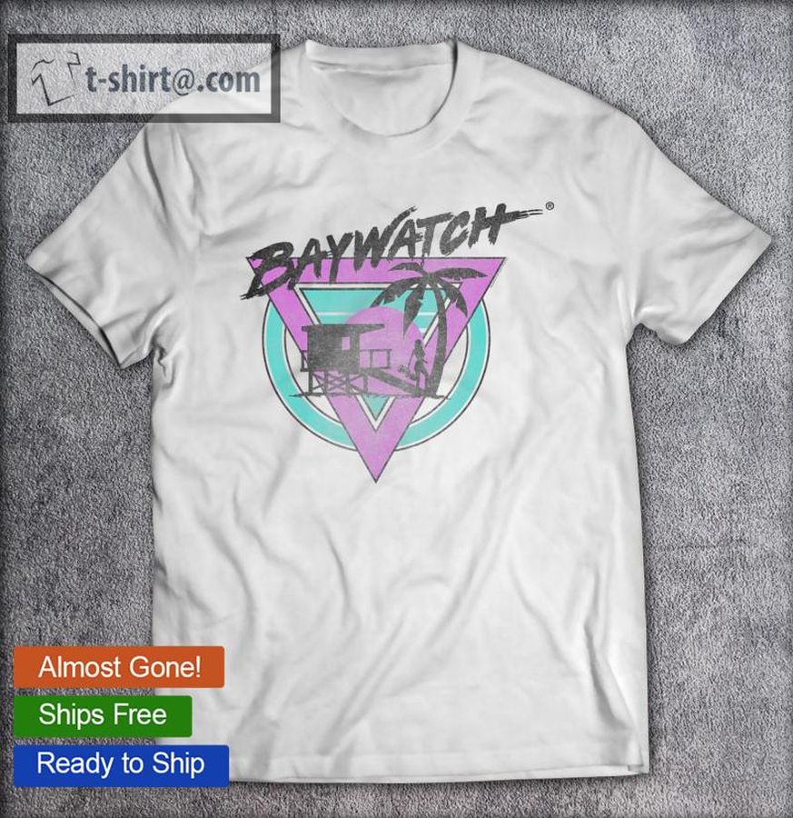 Baywatch Triangle Tower American Tv Series T-shirt