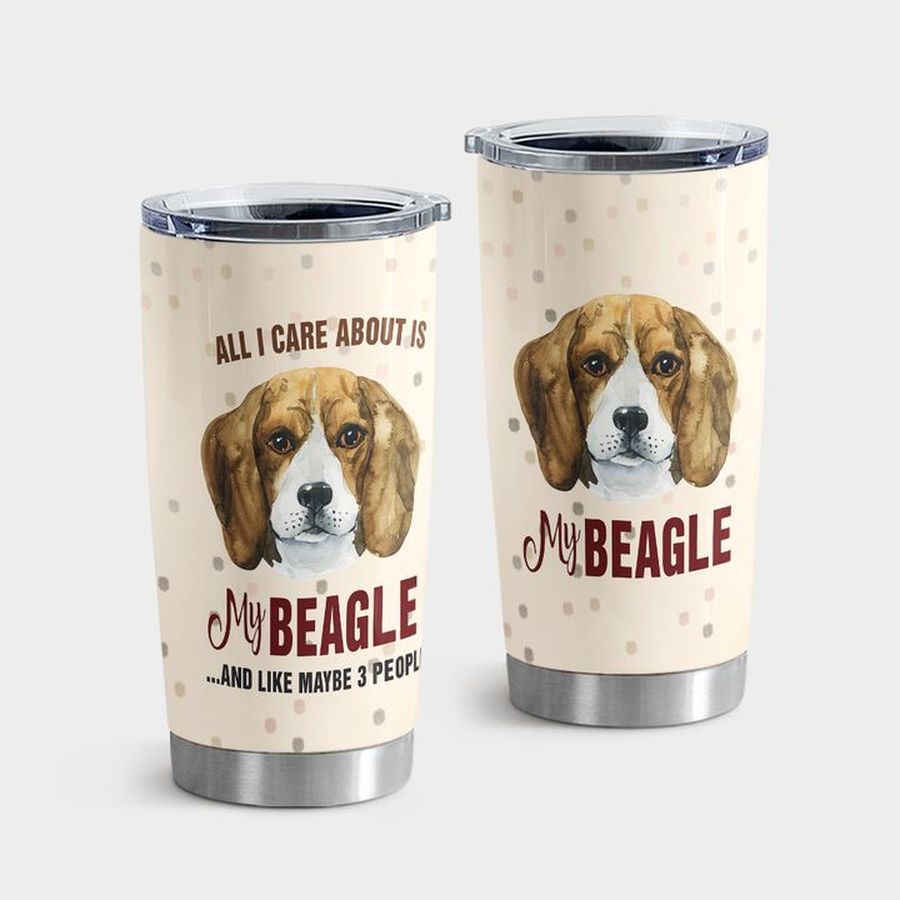 Beagle Puppy Travel Tumbler, My Beagle Tumbler Tumbler Cup 20oz , Tumbler Cup 30oz, Straight Tumbler 20oz