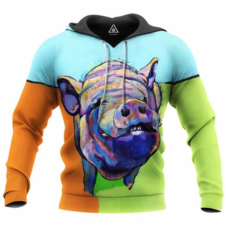 Beautiful Pig 3D Hoodie For Men For Women All Over Printed Hoodie