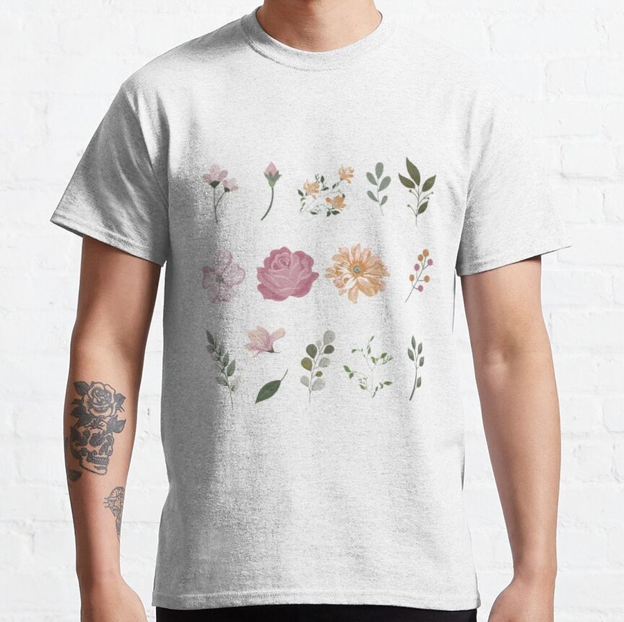 Beautiful set of roses Classic T-Shirt