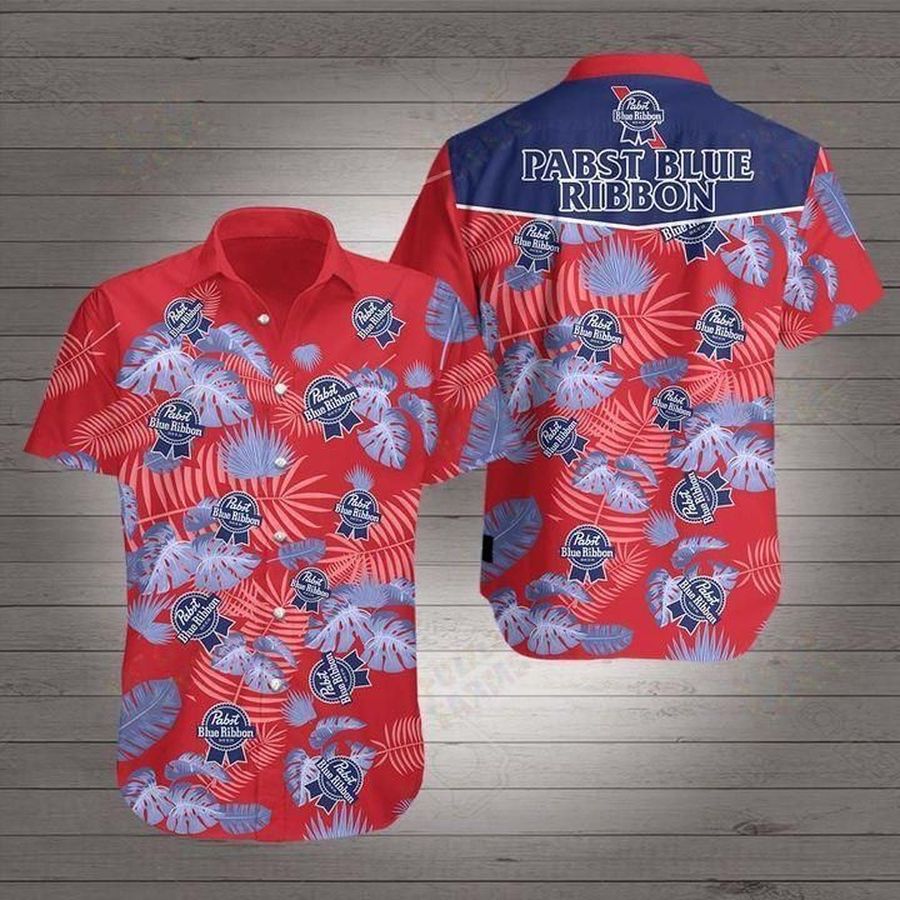 Beer Pabst blue ribbon Hawaiian Shirt Summer Shirt