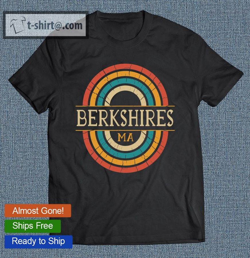 Berkshires Massachusetts Vintage Ma Retro Home State Gift T-shirt