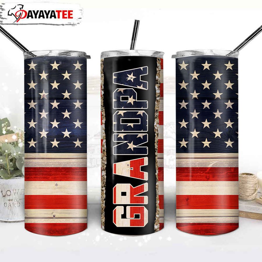 Best Grandpa Ever 20oz Stainless Steel Skinny Tumbler