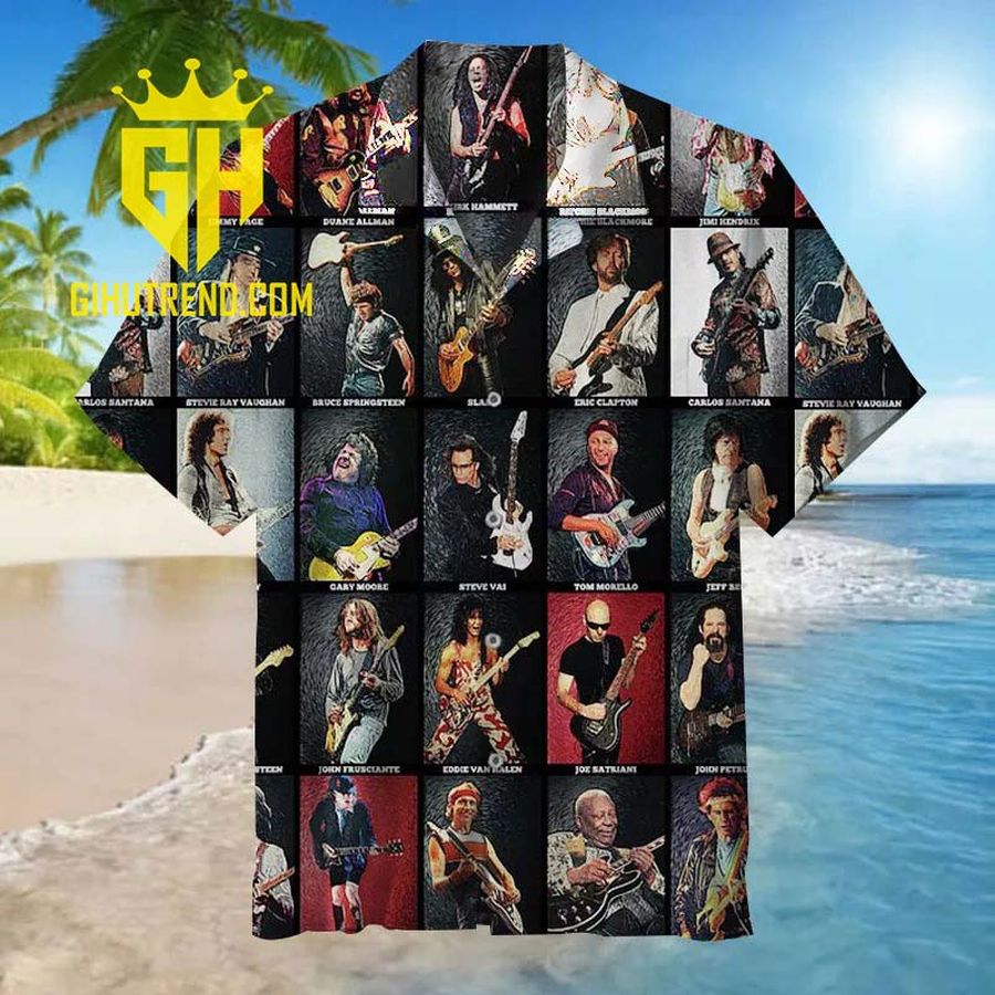 Best Guitarist Hawaiian Shirt And Hawaiian Shorts