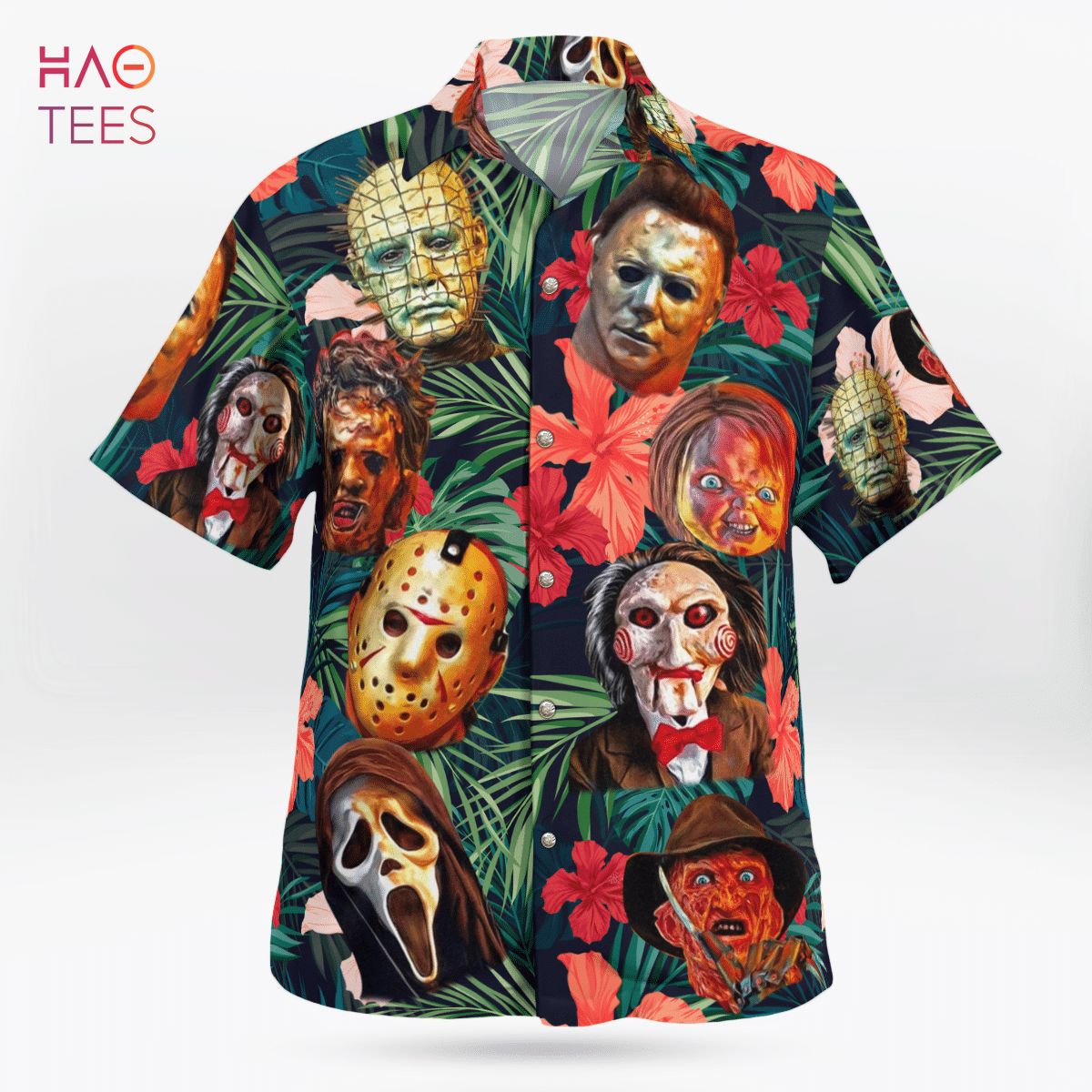 BEST Horror Characters Hawaiian Shirt