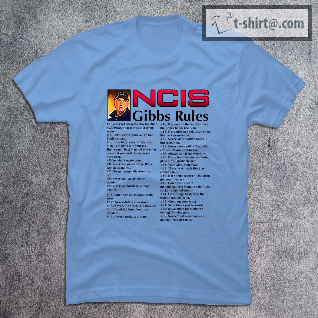 Best leroy Jethro Gibbs – NCIS Gibbs rules shirt