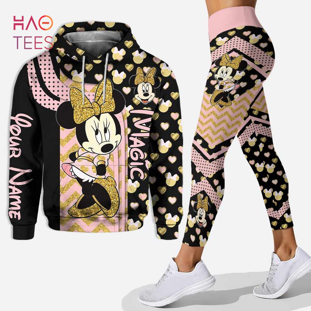 [BEST] Luxury Personalized Minnie Mouse Hoodie Leggings Set 3D All Over Print