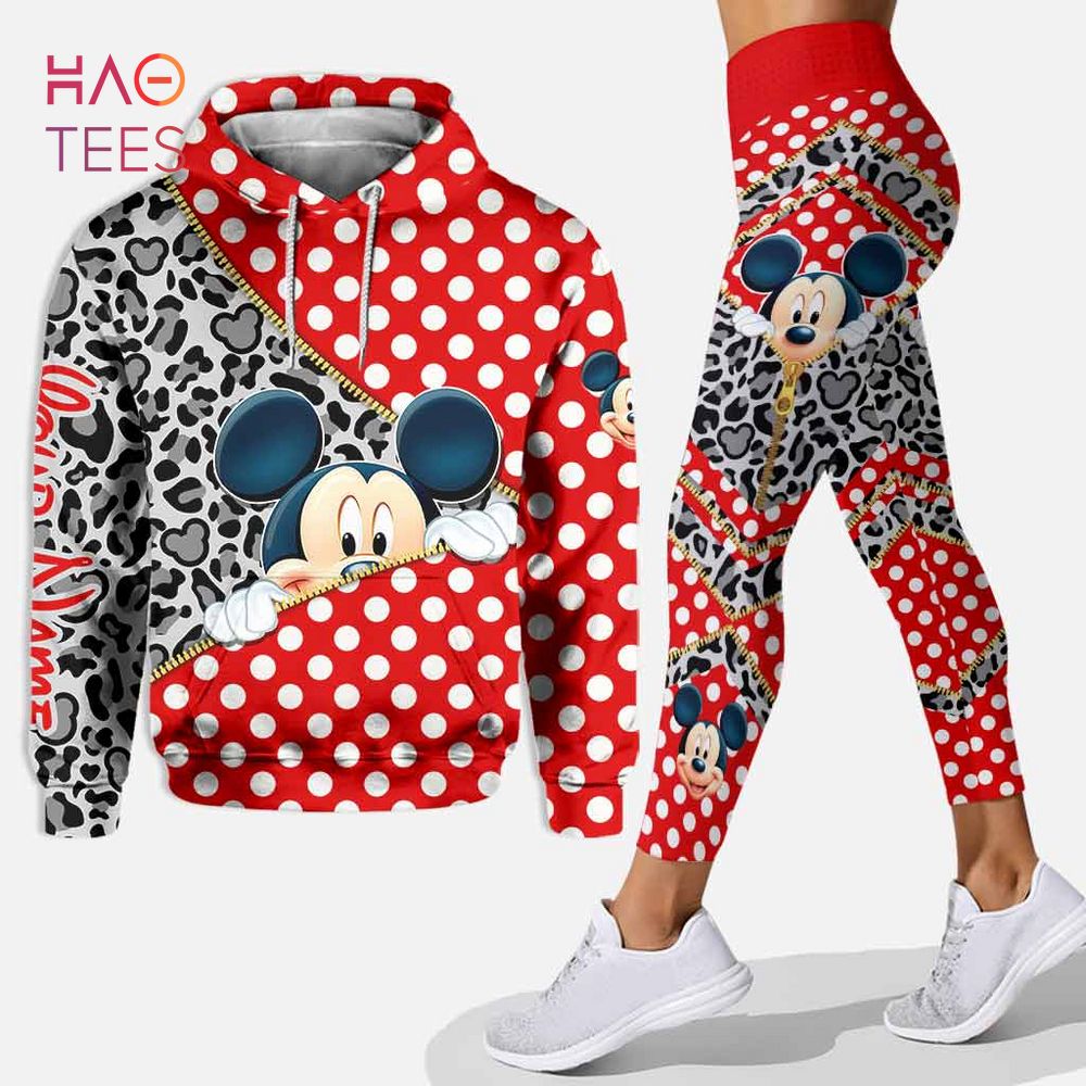 [BEST] Personalized Mickey Mouse 3D Hoodie Leggings Set