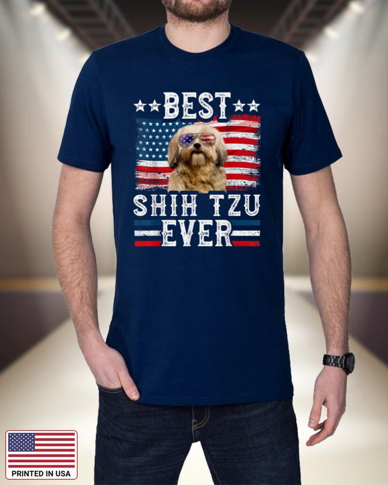 Best Shih Tzu Ever American Flag 4th Of July 5HcVe