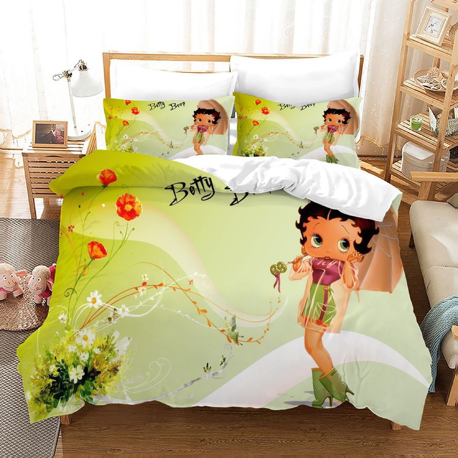 Betty Boop #20 Duvet Cover Quilt Cover Pillowcase Bedding Sets