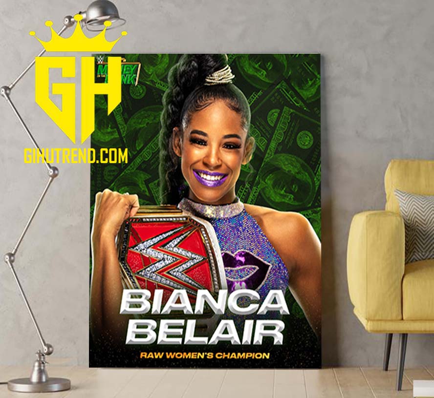 Bianca Belair Raw Womens Champion Money In The Bank 2022 Poster Canvas