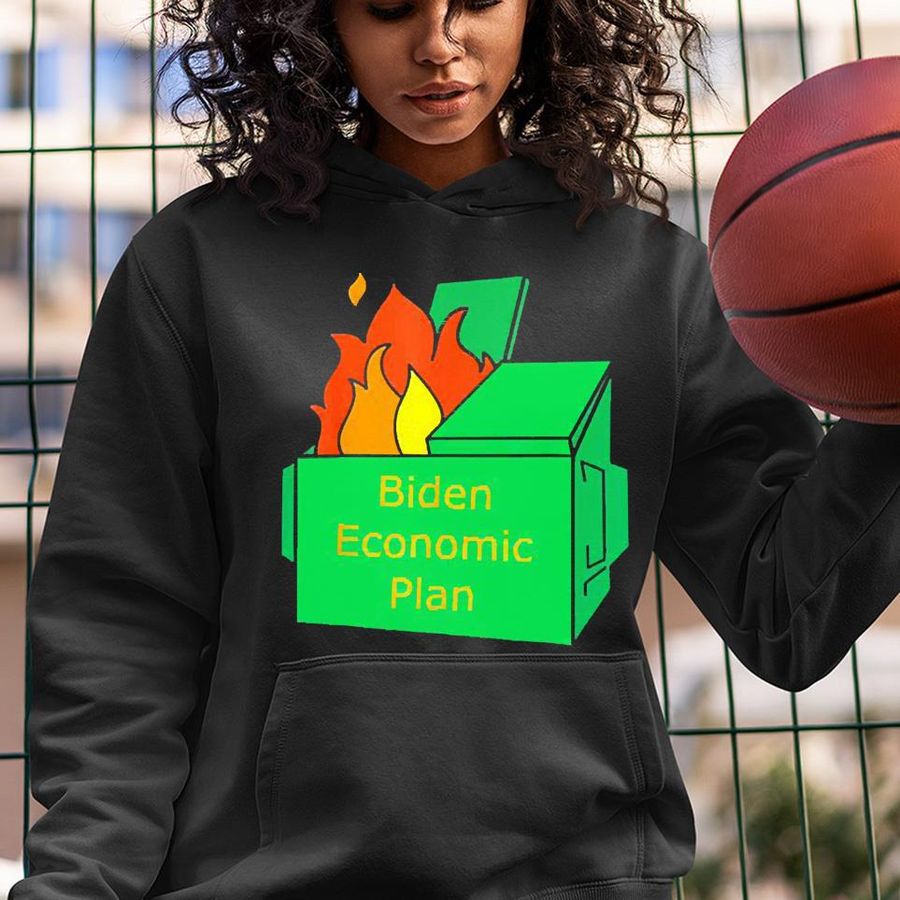 Biden Economic Plan Dumpster Fire unisex shirt