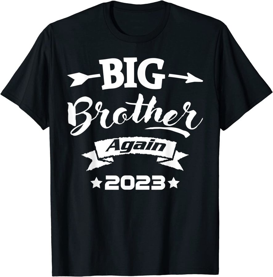 Big Brother Again 2023 Baby Announcement Boys Toddler Kids