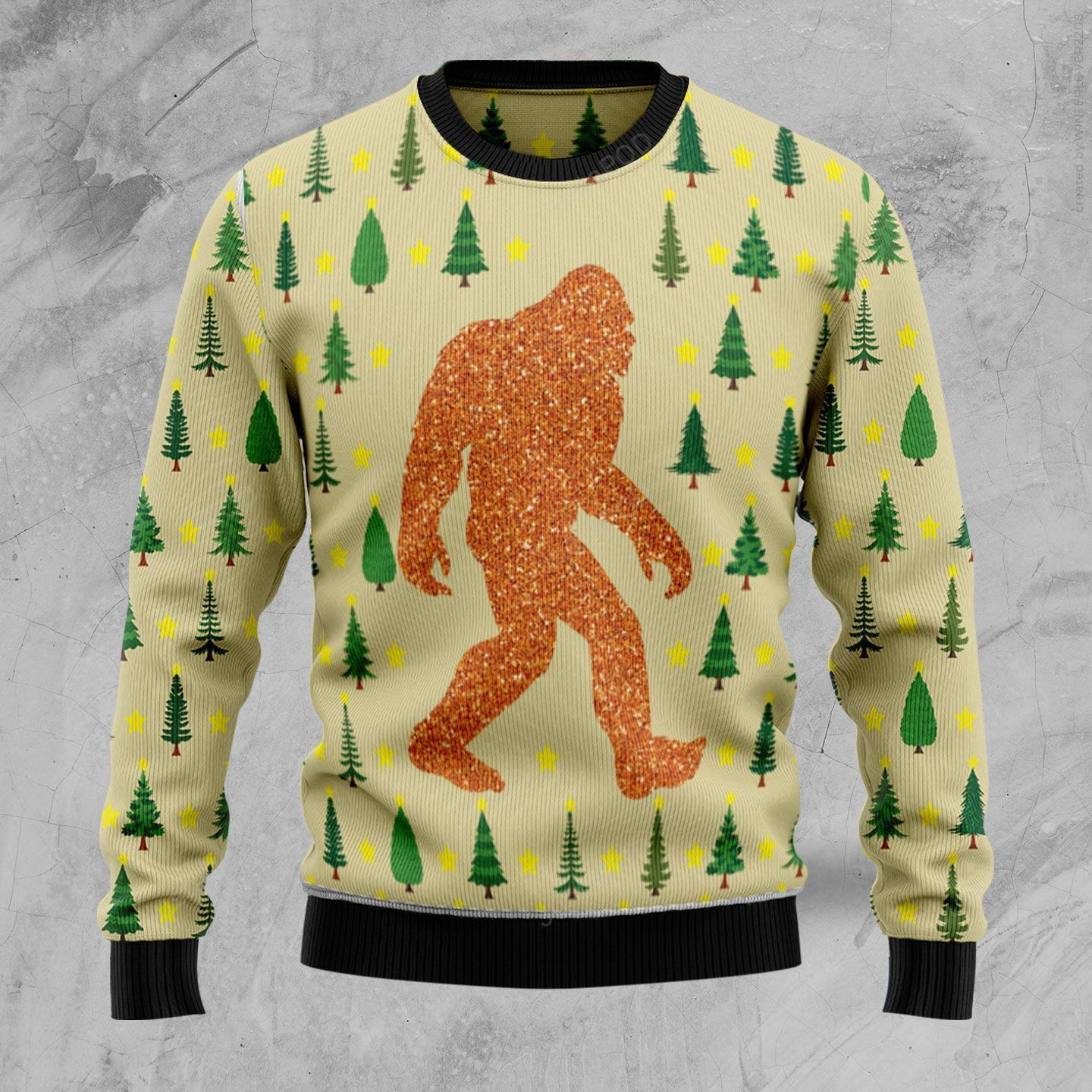 Bigfoot Sasquatch Ugly Christmas Sweater Ugly Sweater Christmas Sweaters Hoodie