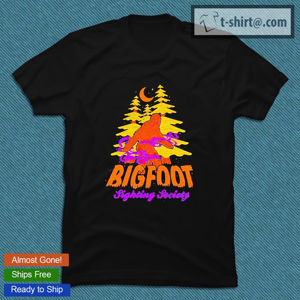 Bigfoot sighting society T-shirt