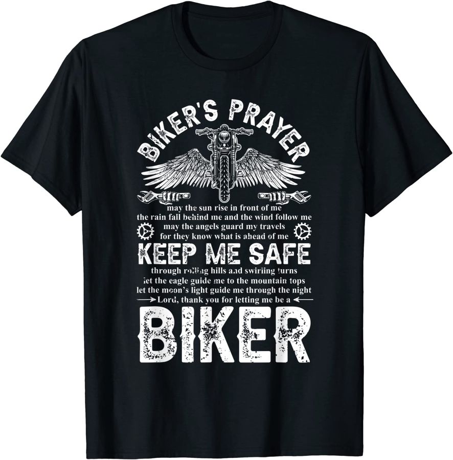 Biker's Prayer Funny Biker Women Men Love Motorcycle