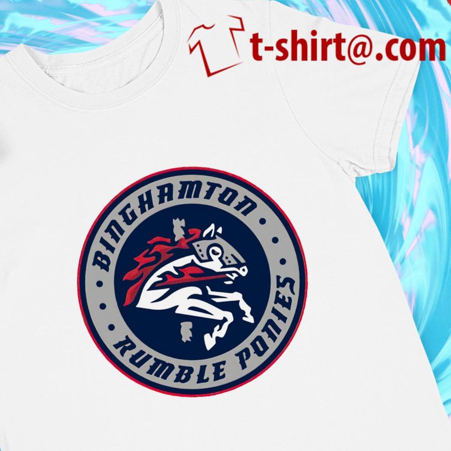 Binghamton Rumble Ponies Baseball logo T-shirt