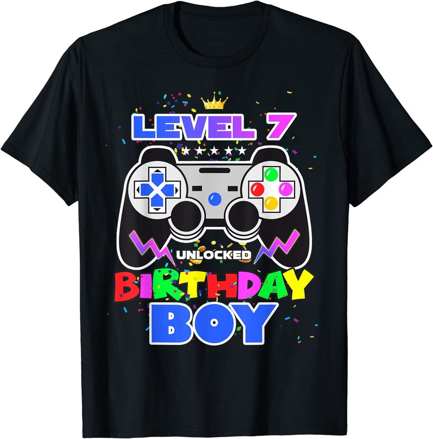 Birthday Boy Level 7 Unlocked Video Game 7th Birthday Gamer
