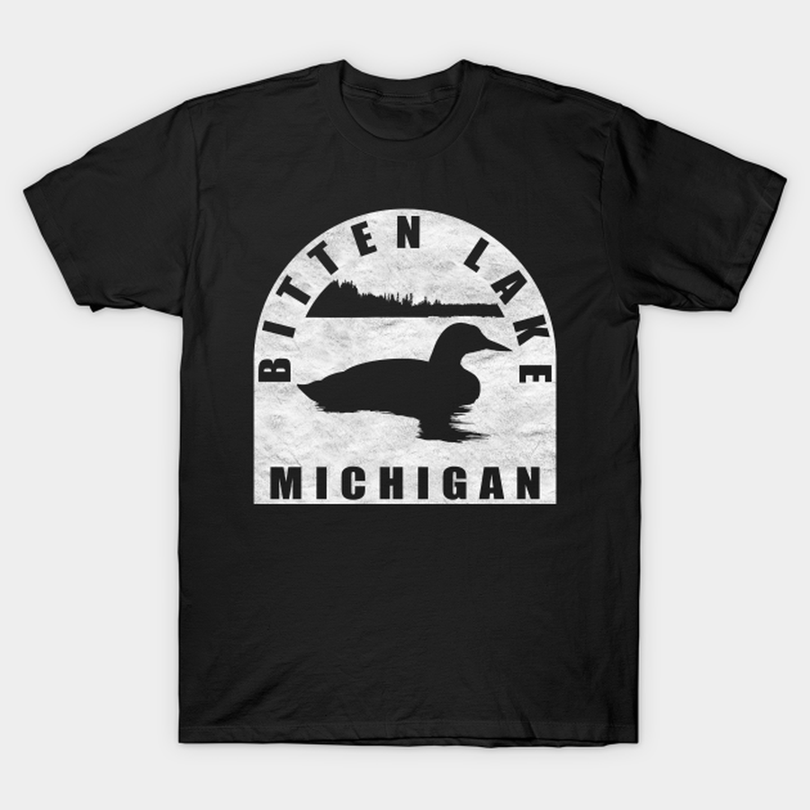 Bitten Lake Loon Michigan T-shirt, Hoodie, SweatShirt, Long Sleeve.png
