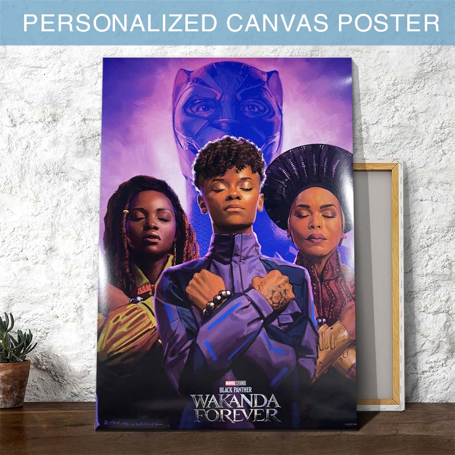 Black Panther Wakanda Forever New Canvas Poster