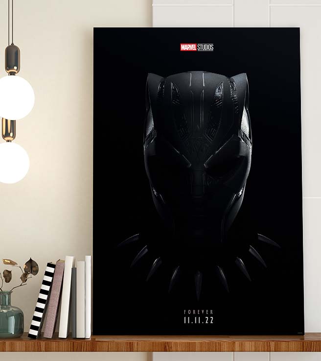 Black Panther Wakanda Forever Official Poster Canvas