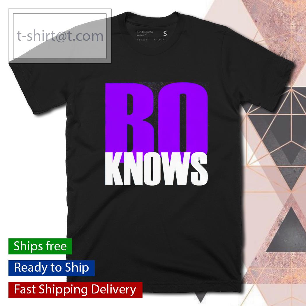 Bo knows purple Bo shirt
