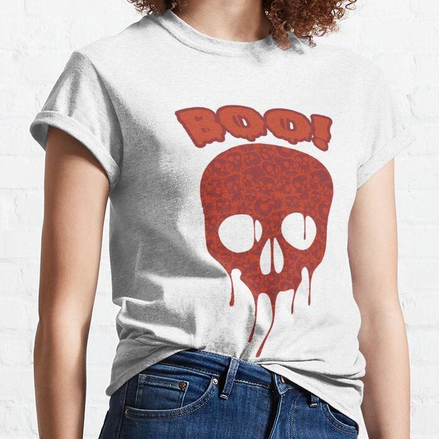 Boo scary skull Classic T-Shirt