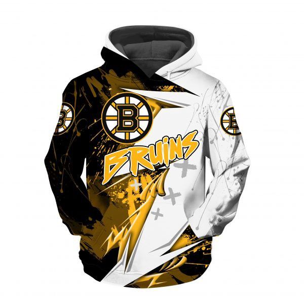 Boston Bruins All Over Printed Hoodie