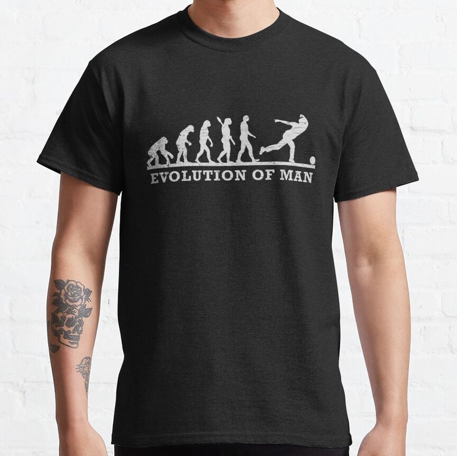 Bowling Funny Evolution of Man Classic T-Shirt