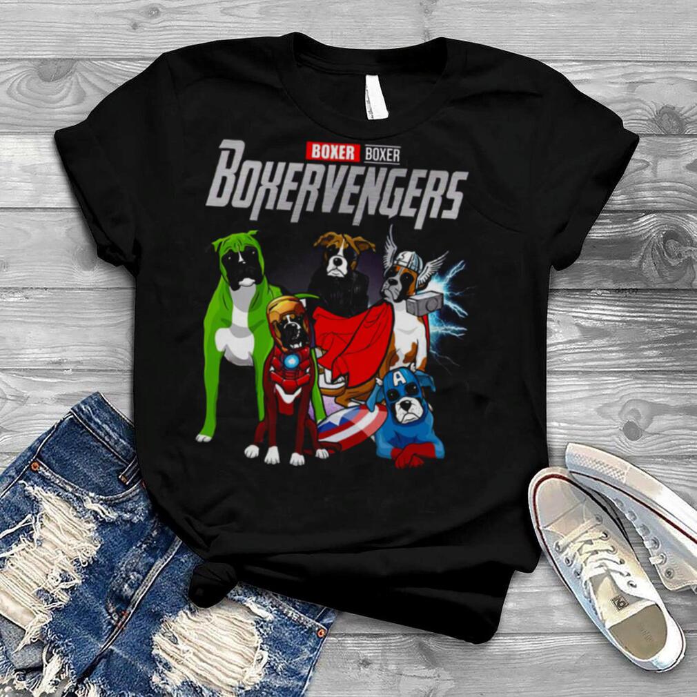 Boxer Boxervengers Marvel Avengers tshirts