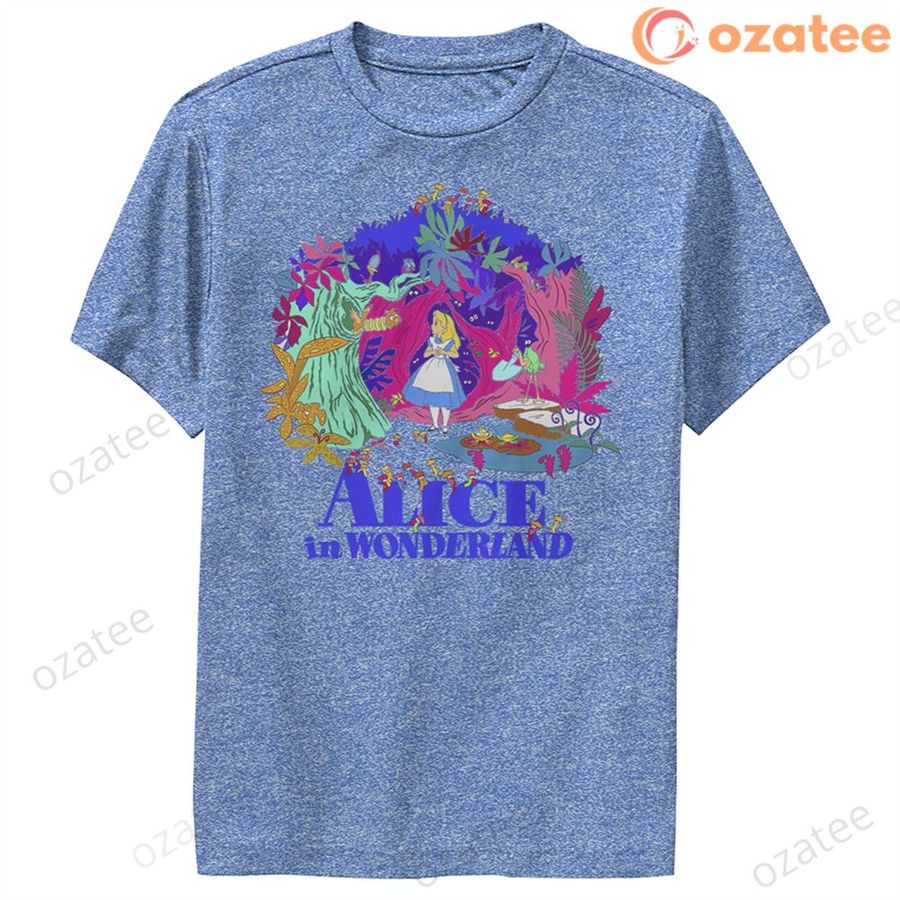Boy’s Alice in Wonderland Alice In Colorful Scary Forest Performance Tee