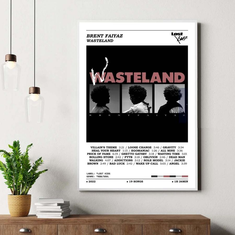 Brent Faiyaz Wasteland Album Poster