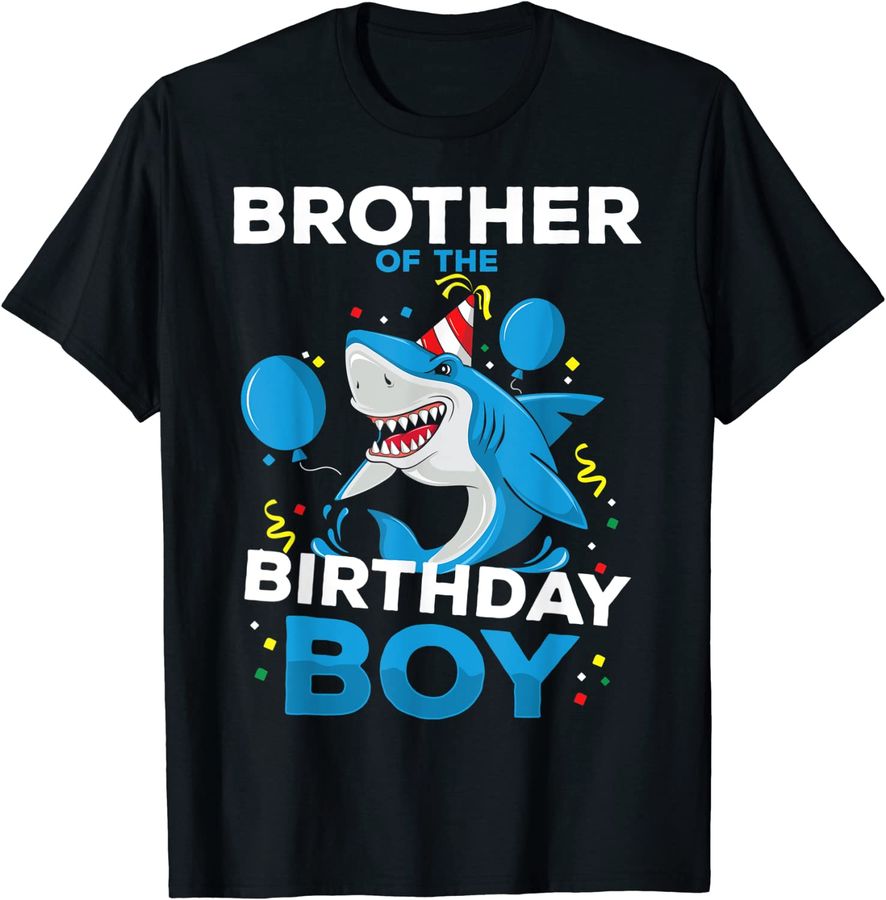 Brother Bro of The Birthday Boy Shark Ocean Matching Family