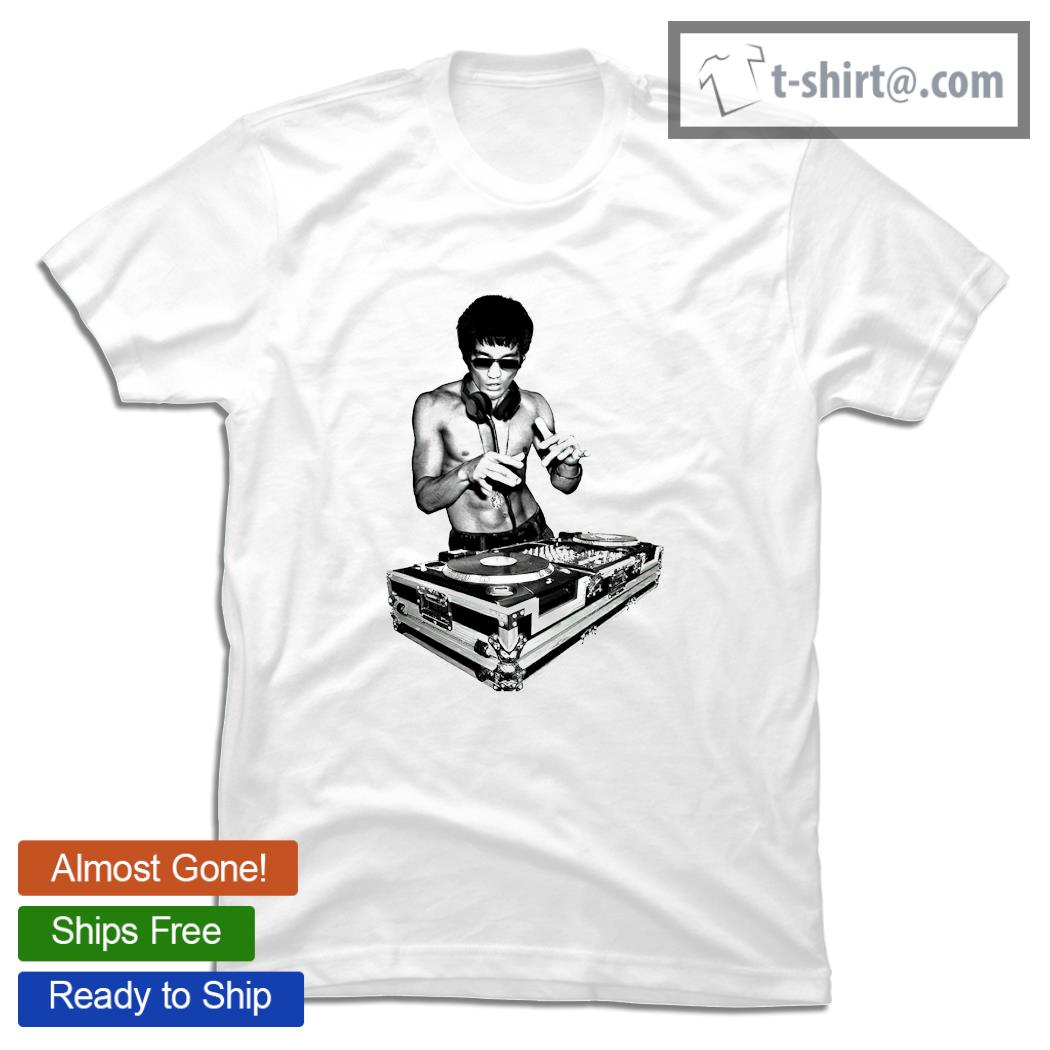 Bruce Lee DJ retro shirt