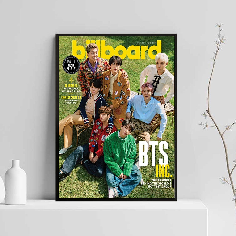 BTS Billboard Magazine 2021 Poster For K Pop Fan
